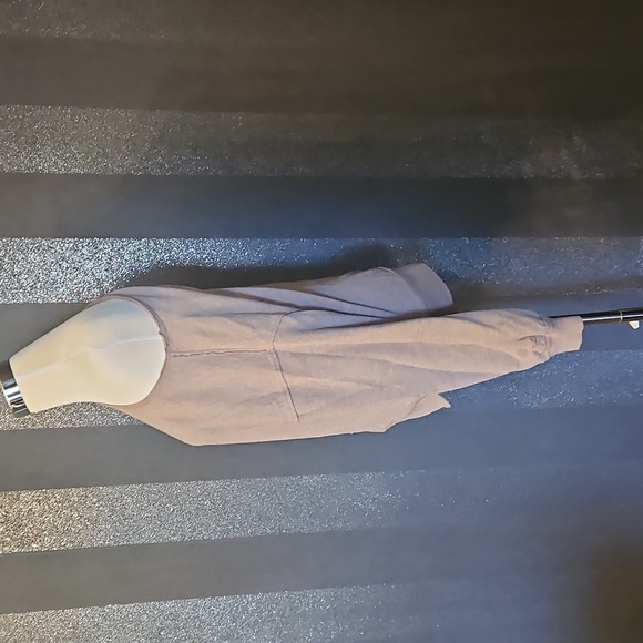 Hollister Brown Off The Shoulder Crew Neck Sweatshirt - Picture 2 of 4